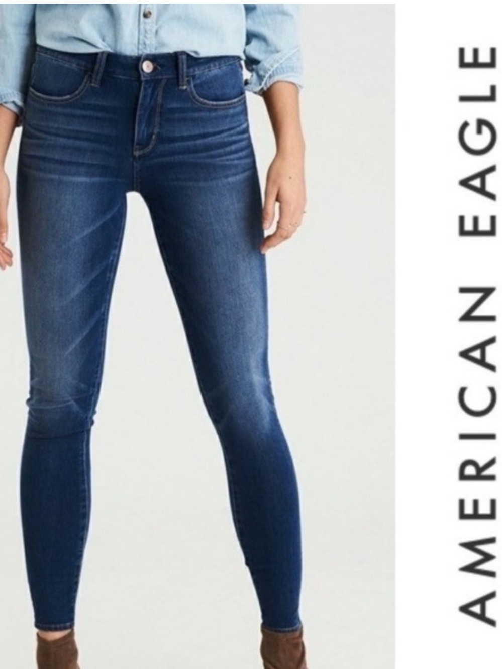 American Eagle Outfitters The Luxe High Rise Skinny Jeans
